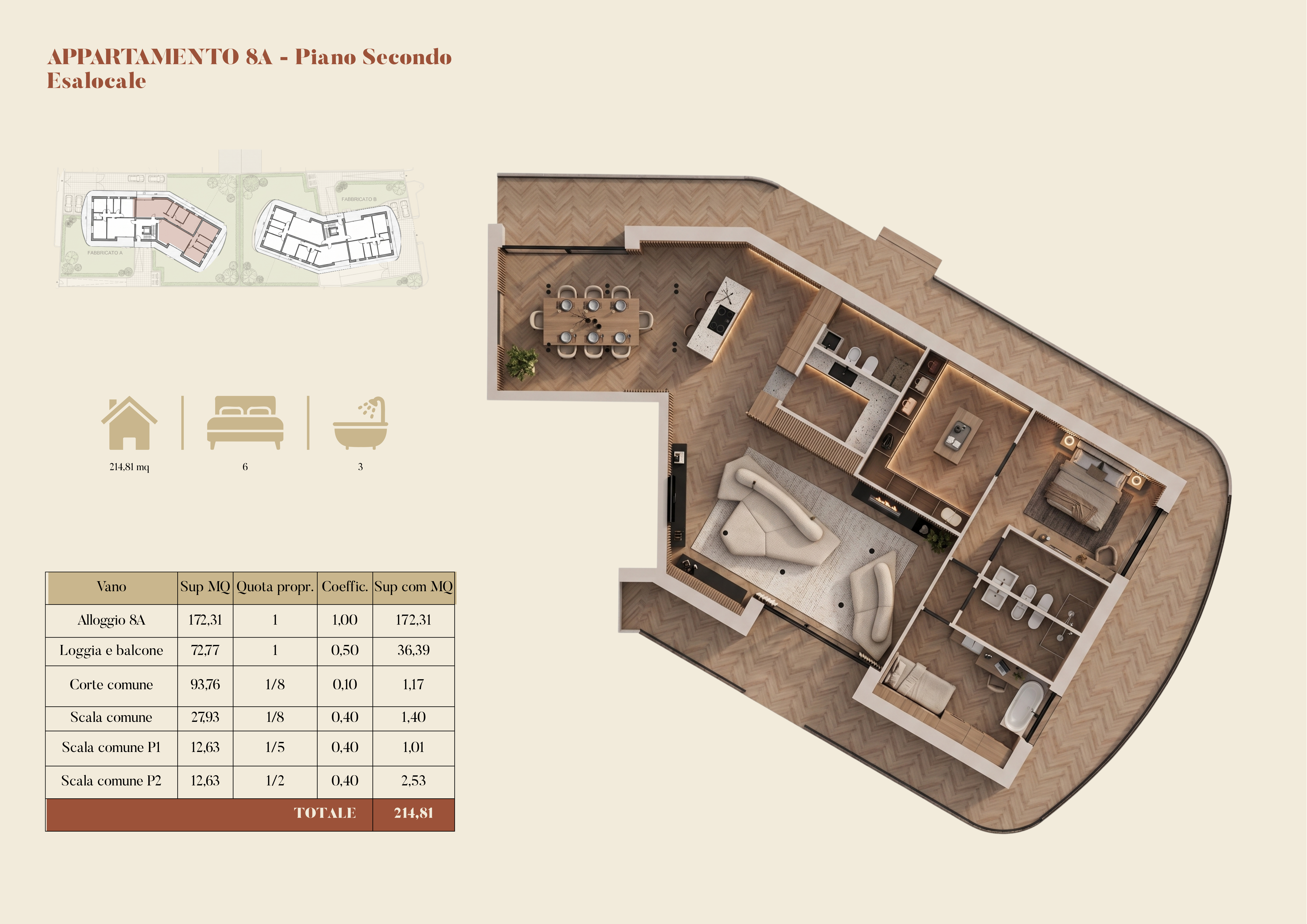 Planimetria appartamento 8A