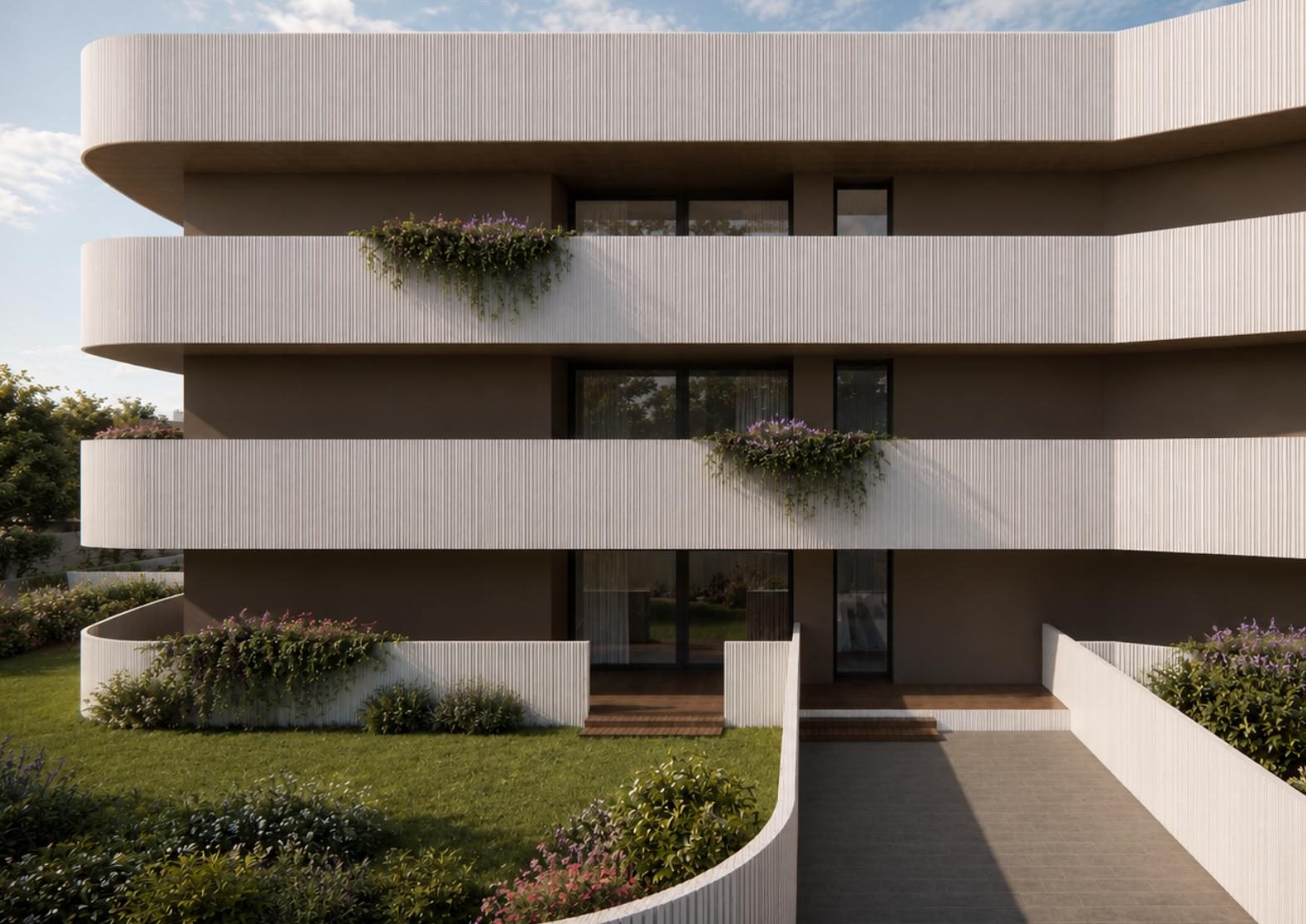 Render esterno - vista da strada